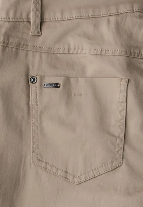 7/8-Satinhose safari beige