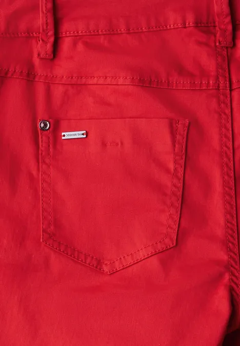 7/8-Satinhose glory red