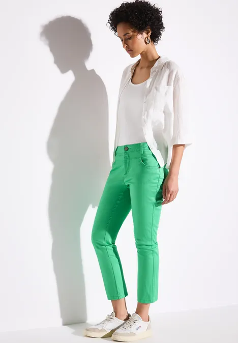 7/8-Satinhose tendril green