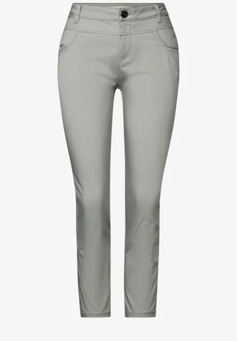 7/8-Satinhose pastel green