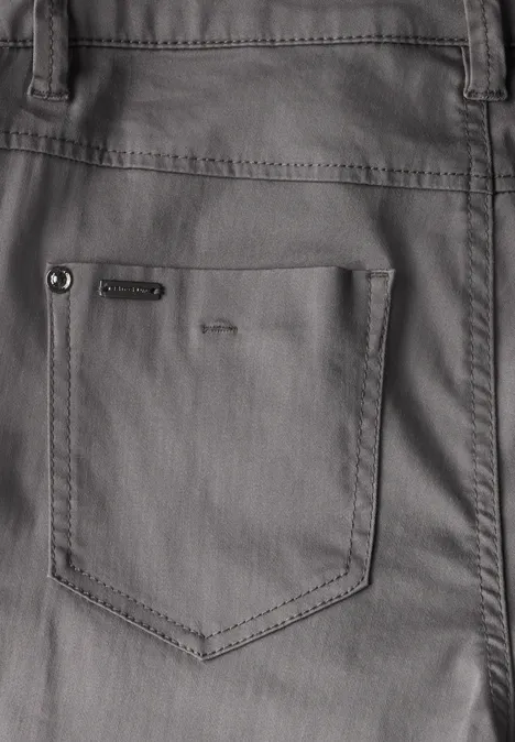 7/8-Satinhose overcast grey