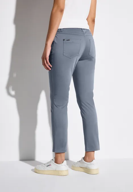 7/8-Satinhose velvet sky blue