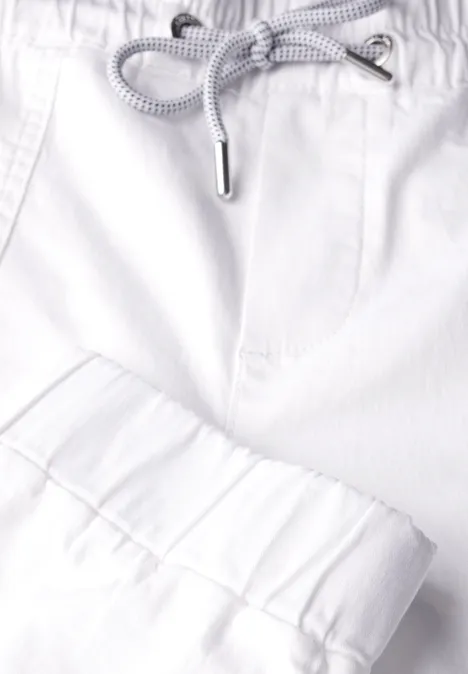 Hose im Loose Fit White