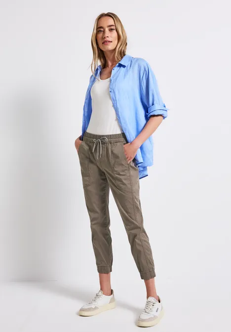 Hose im Loose Fit stone brown