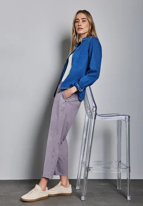 Softe Twill Chino wisteria purple