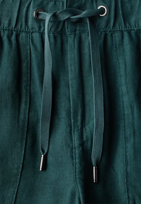 Paperbag Hose dark garden green