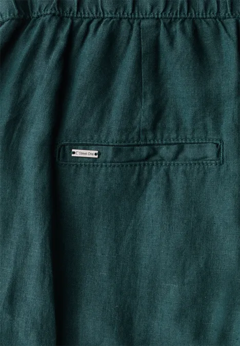 Paperbag Hose dark garden green