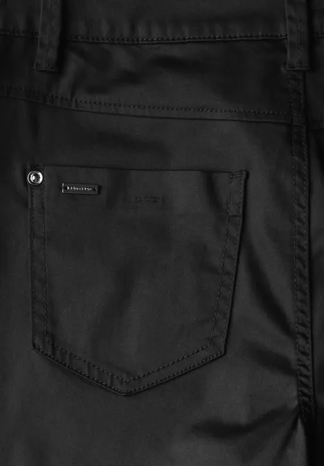 Satin Bermuda Black