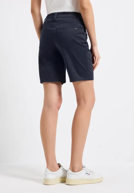 Satin Bermuda deep blue