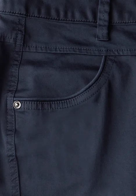 Satin Bermuda deep blue