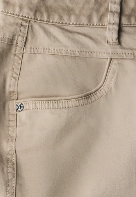 Satin Bermuda safari beige