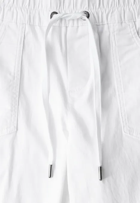Hose im Loose Fit White