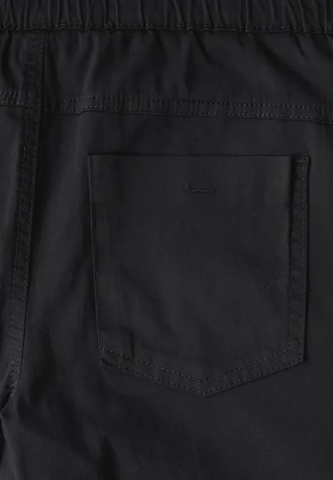 Hose im Loose Fit Black