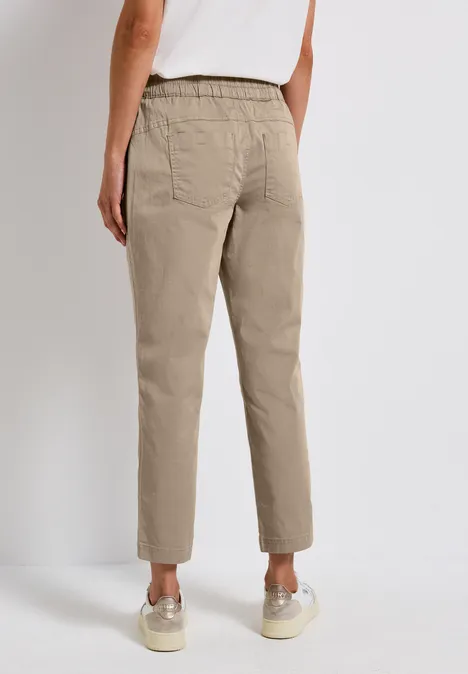Hose im Loose Fit safari beige