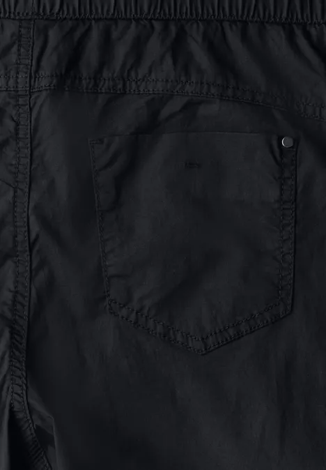 3/4-Hose mit Turn-Up Black