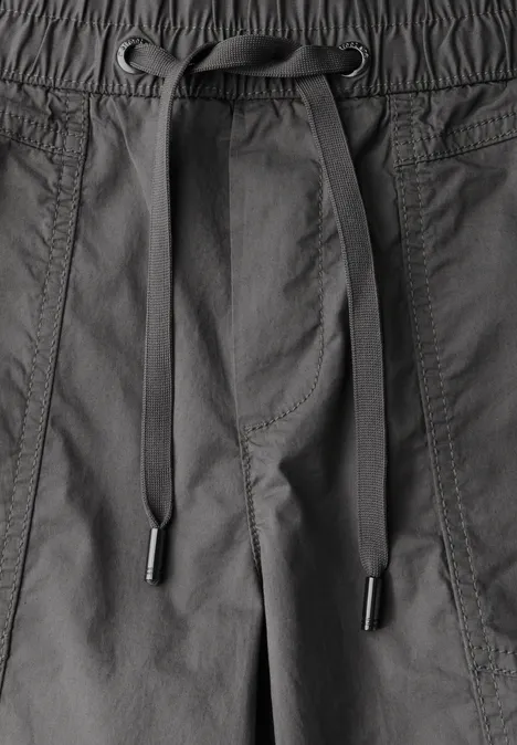 3/4-Hose mit Turn-Up overcast grey