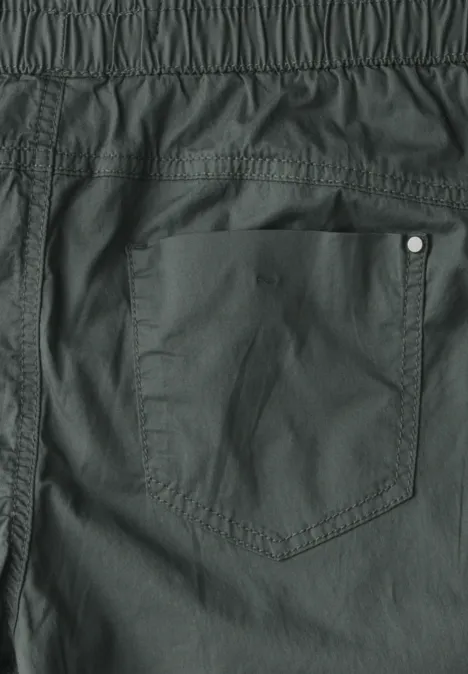 3/4-Hose mit Turn-Up wither green