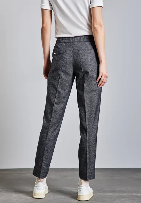 Hose im Melange-Look deep tint blue