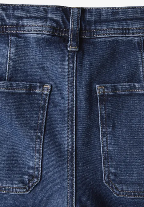 Cargo look jeans Medium Blue Washed