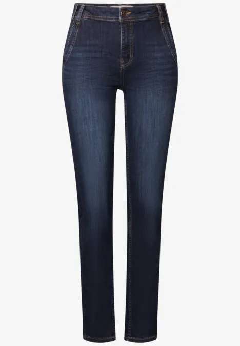 Jeans im Casual Fit Dark Blue Wash