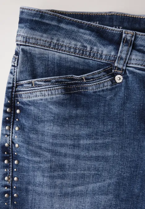 Jeans im Slim Fit Medium Blue Random
