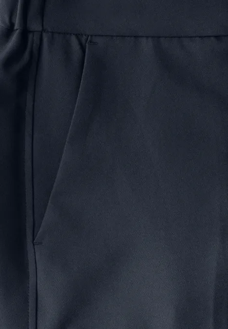 Wide Leg Twill Hose deep blue