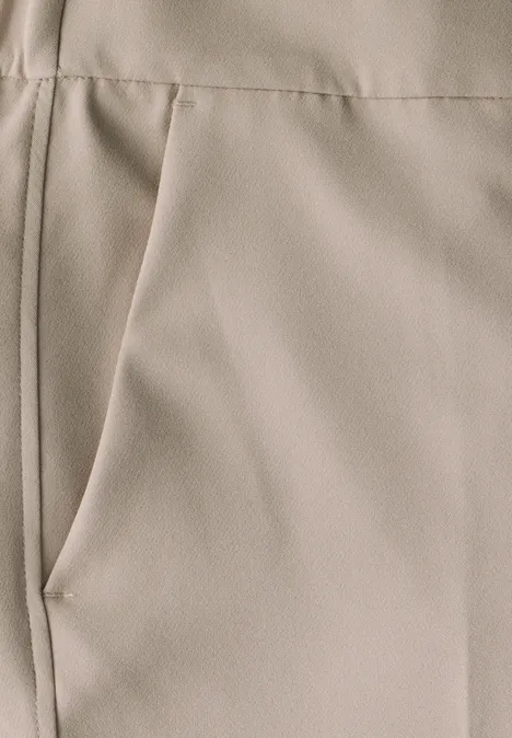 Straight Leg Twill Hose buff grey
