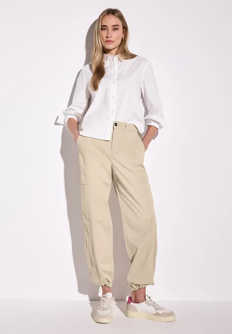 Straight Leg Cargo Hose barley beige