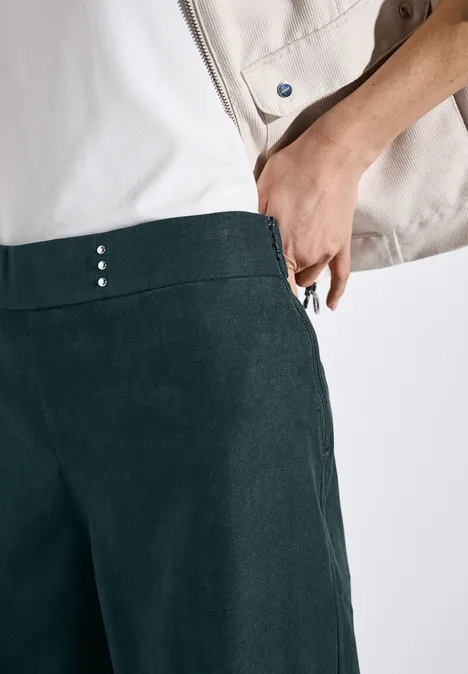 Twill Culotte hunter green