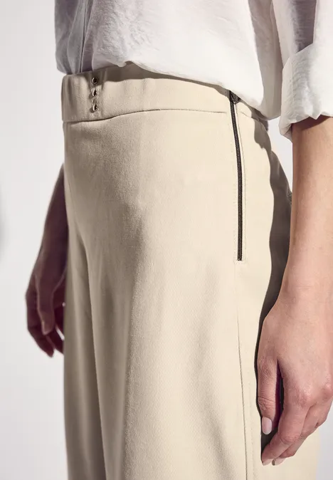 Twill Culotte barley beige