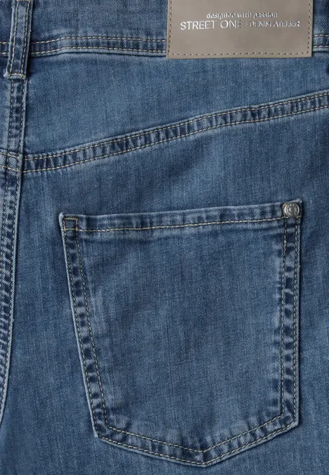 Wide Leg Jeans Soft medium washed
