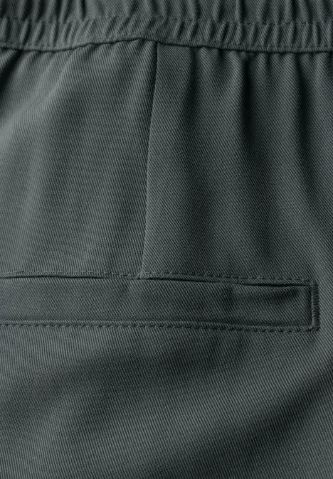 Wide Leg Twill Hose marshy green