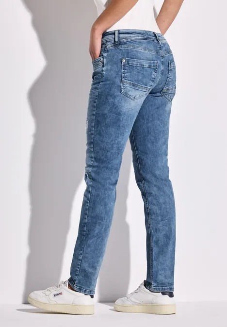 Destroyed Jeans Light Blue Destroy Wash