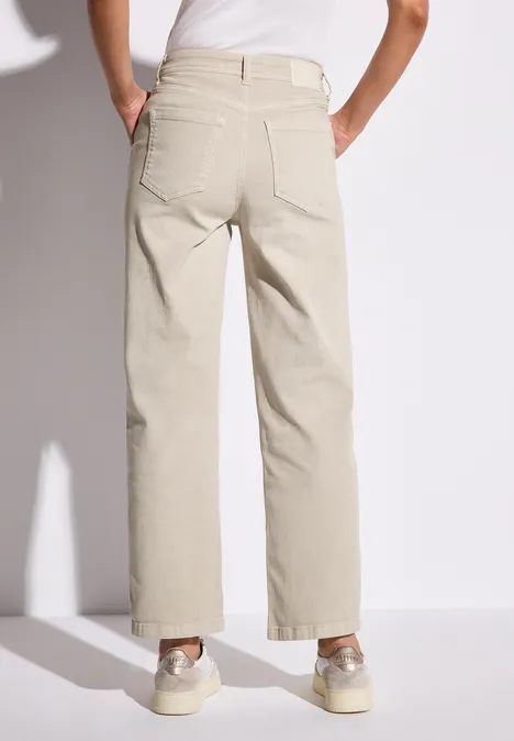 Straight Leg Jeans Moon sand washed
