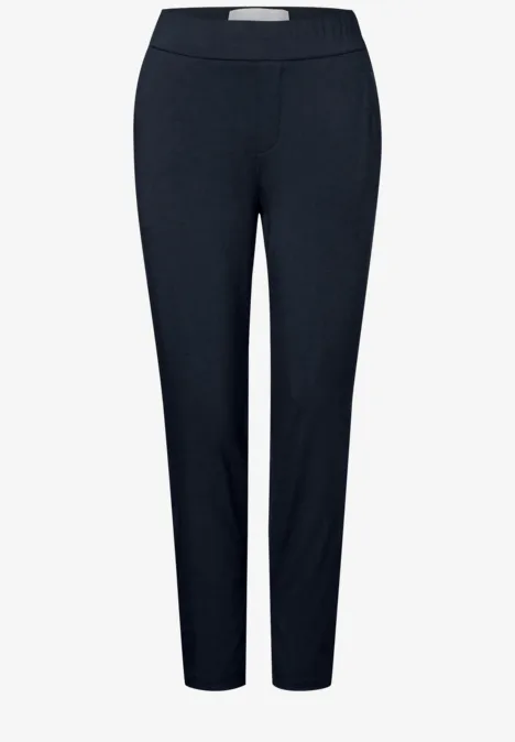 Jersey-Hose im Loose Fit deep blue