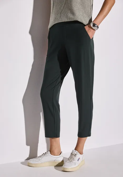 Jersey-Hose im Loose Fit pine grove green