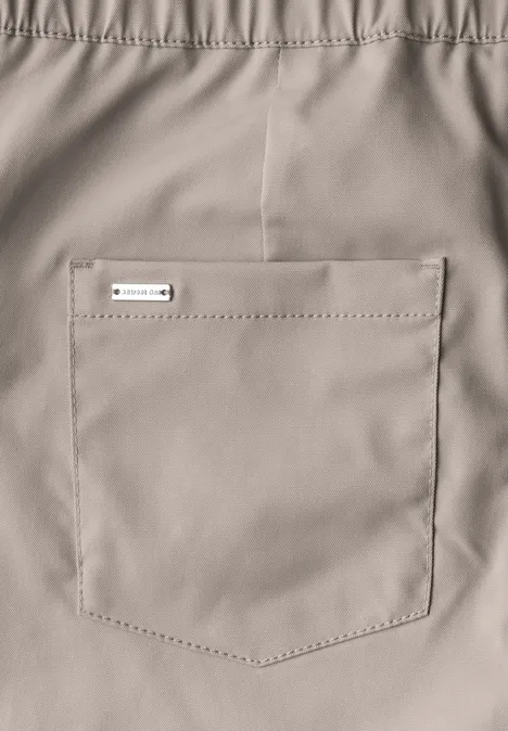 Straight Leg Twill-Hose vintage stone