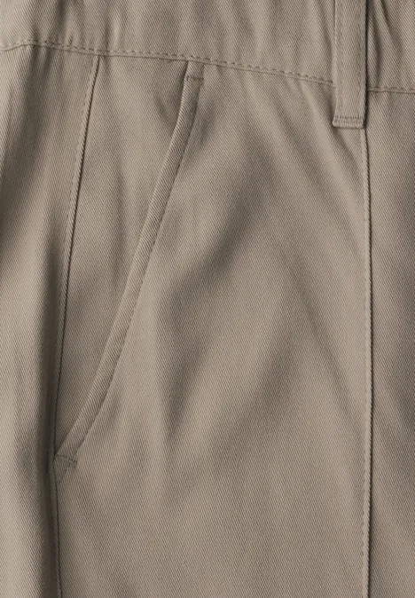 Paperbag Hose im Cargo-Look vintage stone