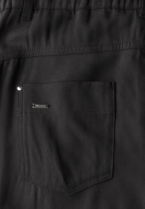 Paperbag Hose im Cargo-Look granite grey