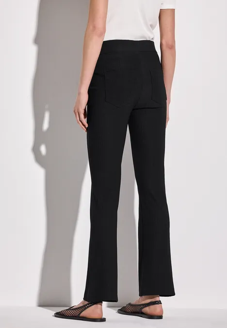 Bootcut Hose Black