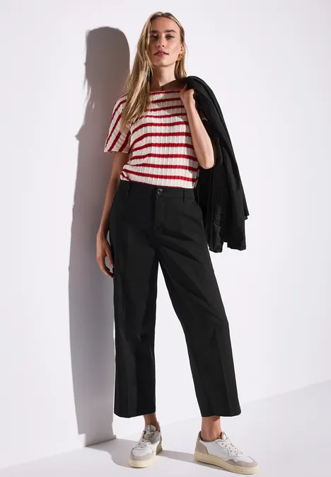 Straight Leg Chino Black