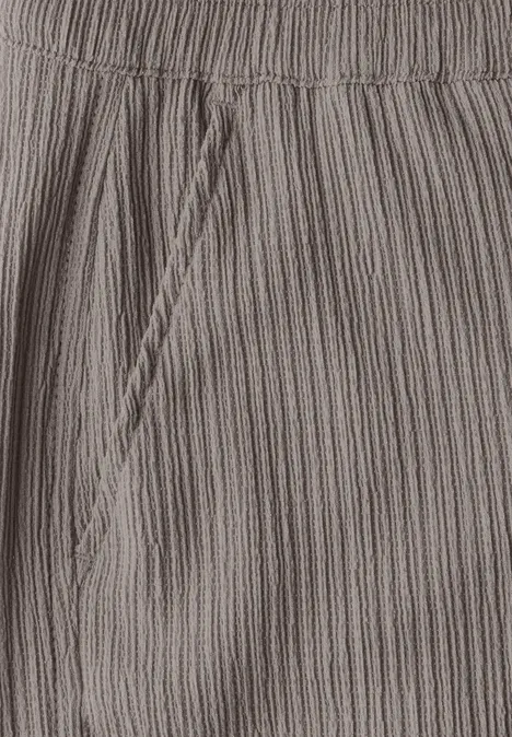 Wide Leg Hose mit Struktur vintage stone