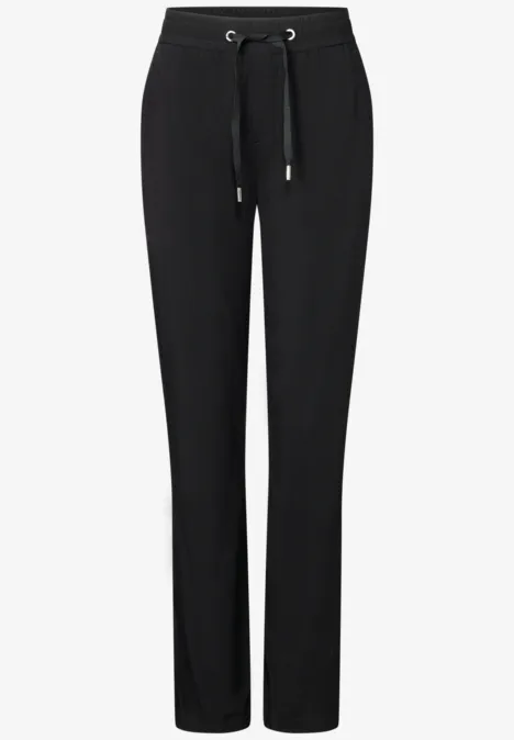Wide Leg Hose Black