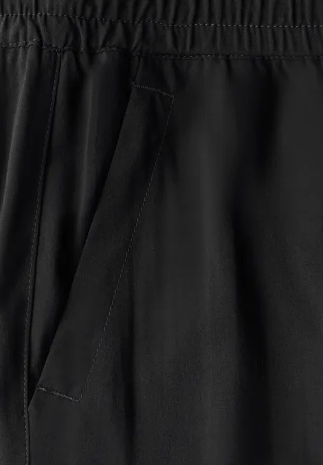 Wide Leg Hose Black