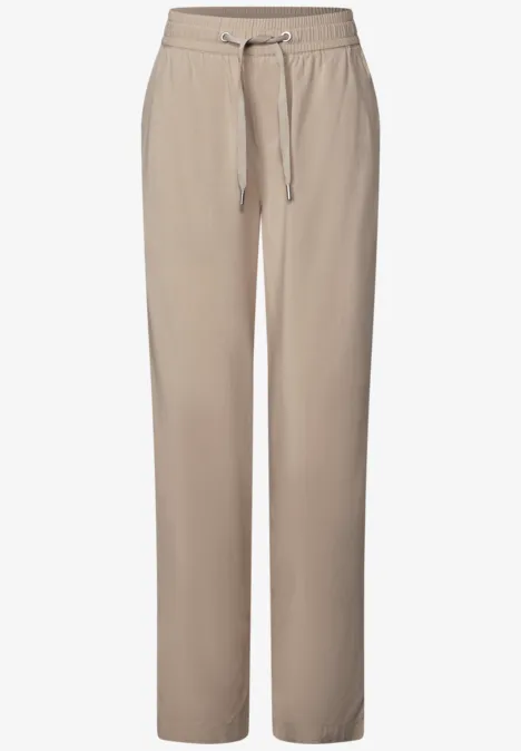 Wide Leg Hose safari beige
