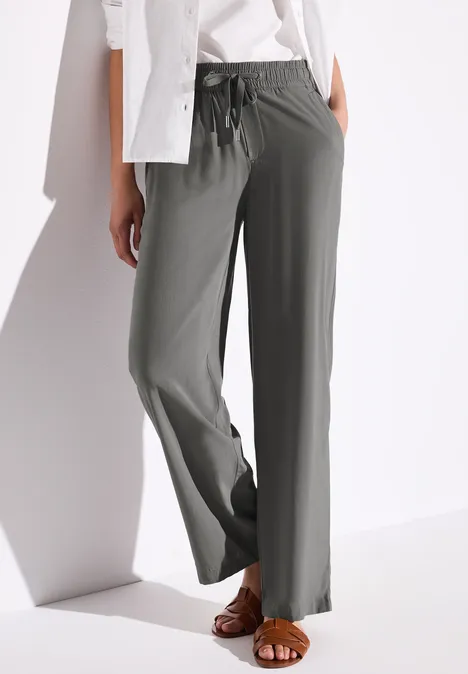 Wide Leg Hose overcast grey