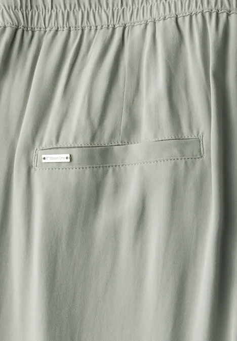 Wide Leg Hose dusty milky green