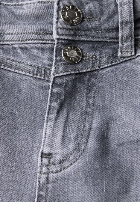 Bootcut Jeans light steel grey washed