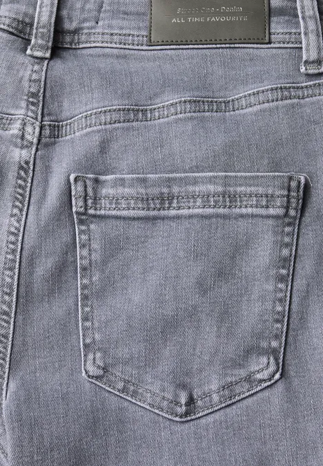 Bootcut Jeans light steel grey washed