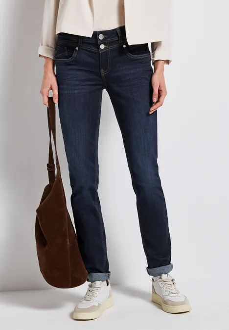 Casual Fit Jeans deep indigo washed